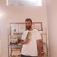 Jeremiah Zagar with a few of the drawings from We the Animals.